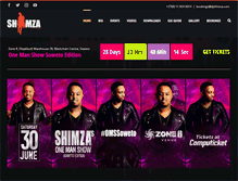 Tablet Screenshot of djshimza.com